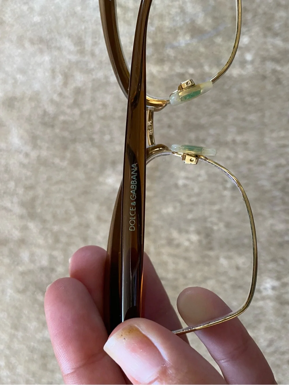 Dolce Gabbana Brown Cat-Eye Eyeglasses - DG 5045 5374 55/16 140 PD 2010765